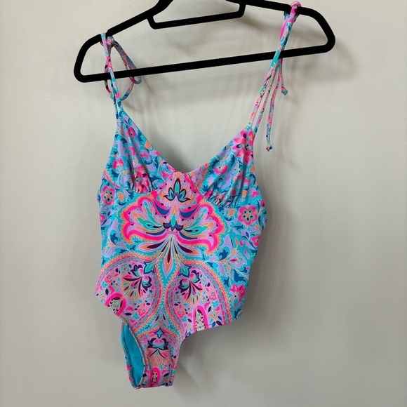 Frankies Bikinis Otis Cheeky One Piece Swimsuit Size M - Picture 2 of 6